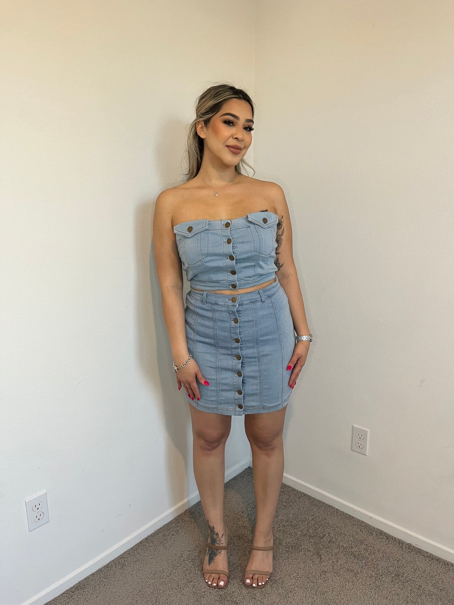 Delaney Denim Set